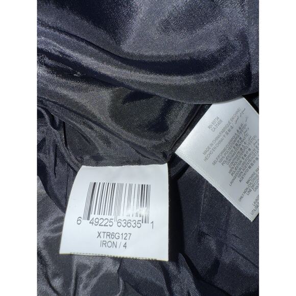 Max And Cleo Dress Women's Size 4 Strapless Sheath Above Knee Pencil Black Party - Picture 10 of 11